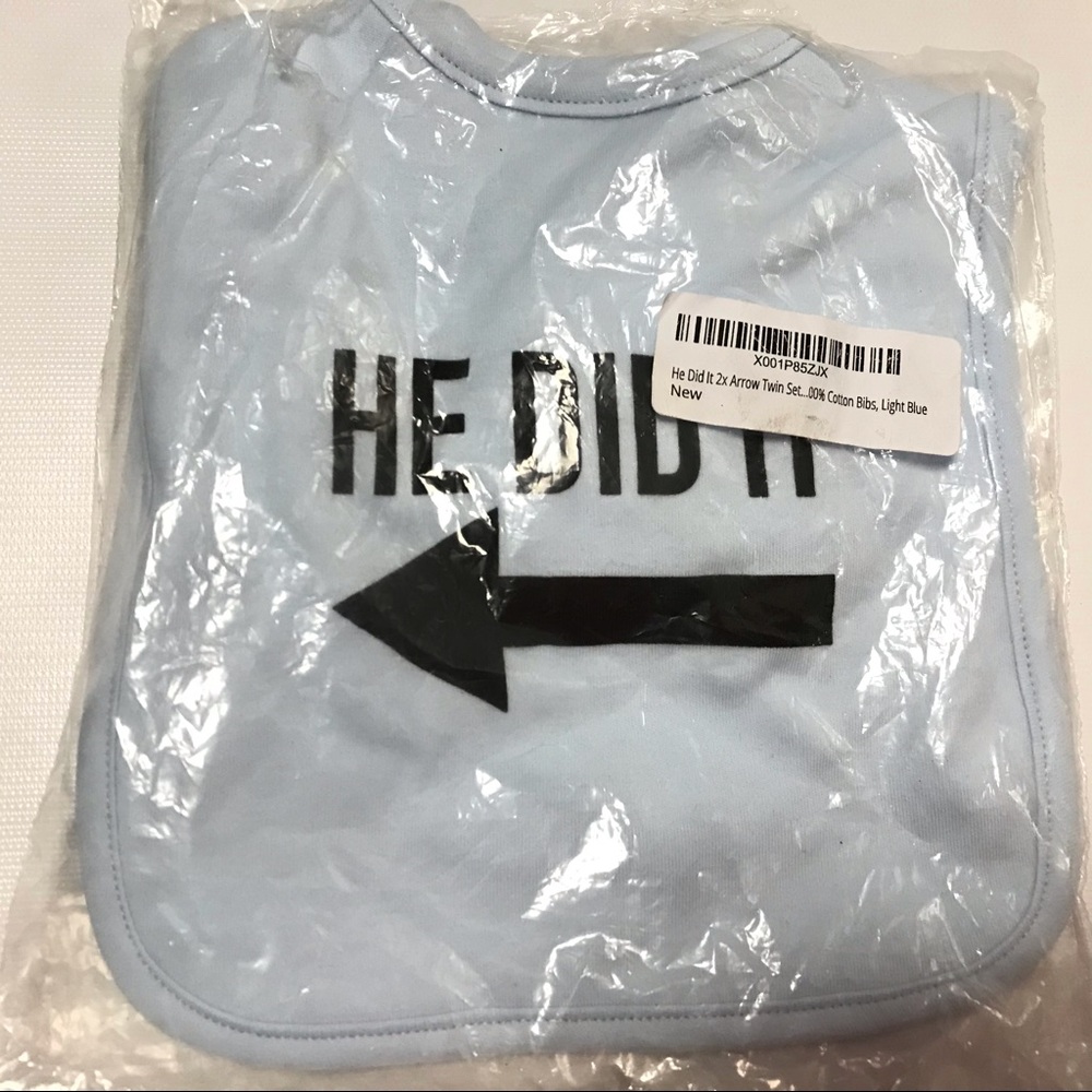 He Did It Arrow Twin Set Unisex Newborn Baby